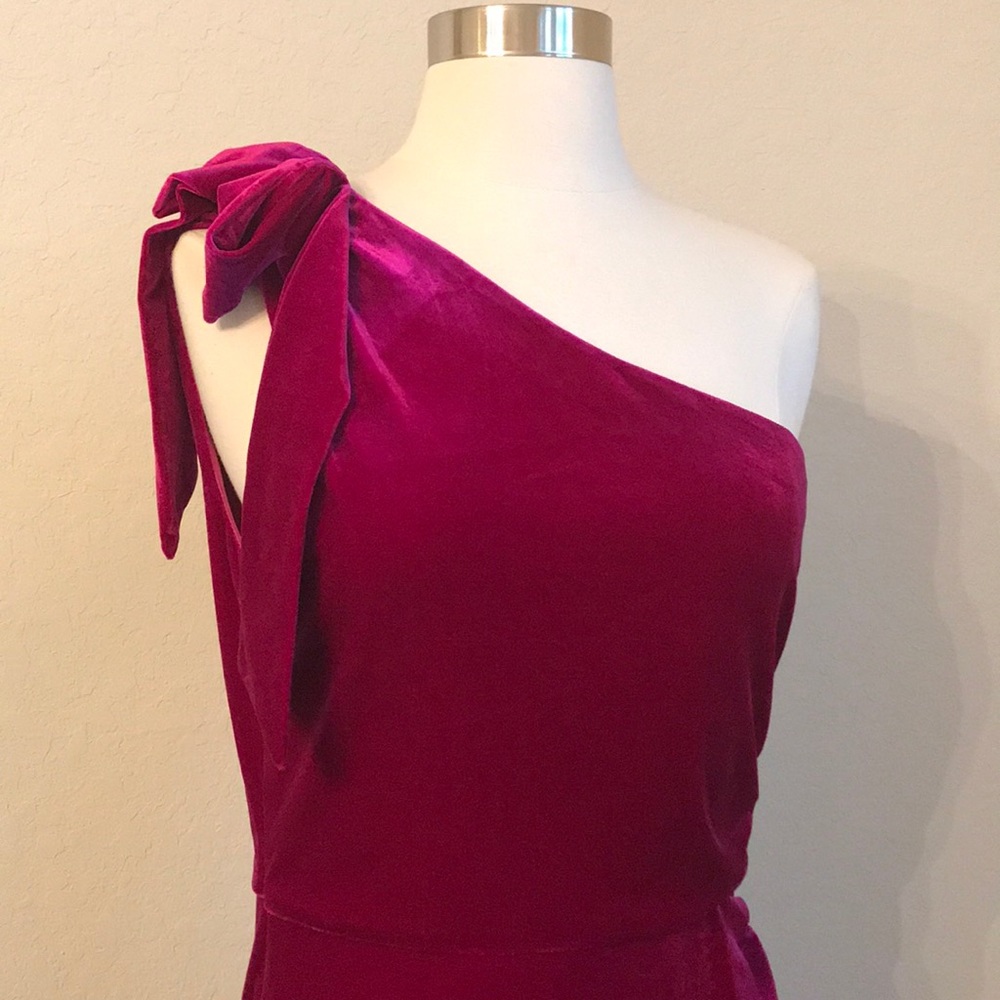 Lucy Paris One Shoulder Rouched Dress - Picture 2 of 8